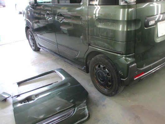 スペーシアギア 板金修理