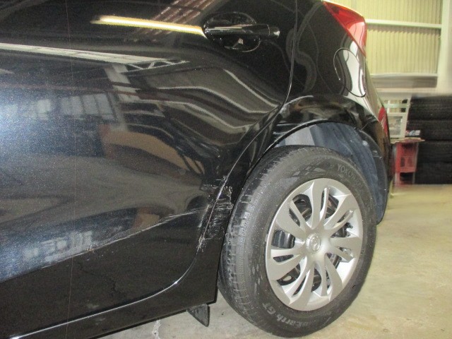 左リアサイド修理