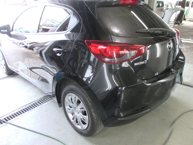 左リアサイド修理